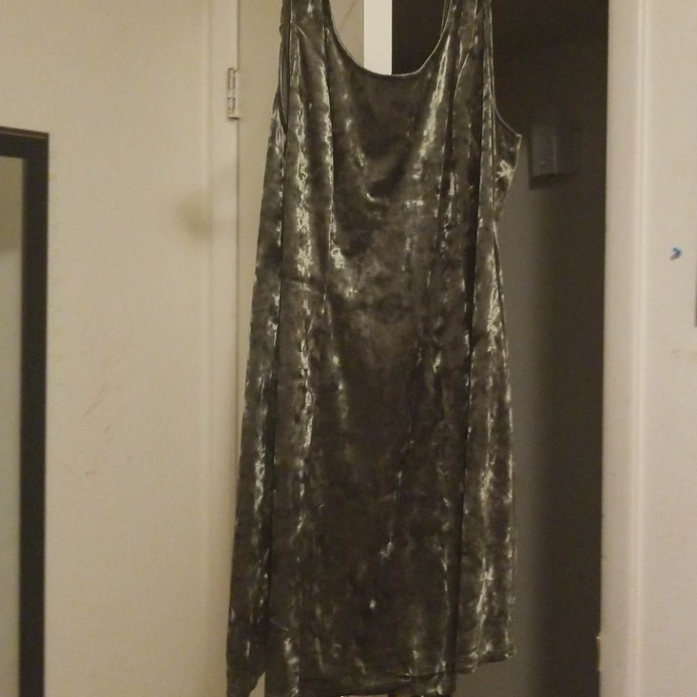 Velvet skater dress